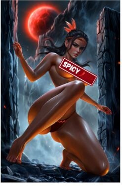 RED MOON EDITION SAUCY VARIANT COVER