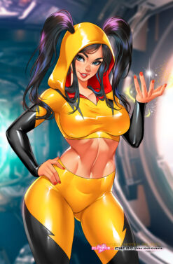 Cherry Blossom on Space Ship Holofoil Sweet