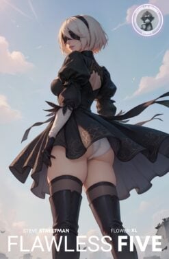 Alternative view of 2b "What Are You Doing?" Achievement Edition Collectors Cosplay Set
