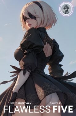 Alternative view of 2b Up-Close- "What Are You Doing?" Achievement Edition Collectors Cosplay Set